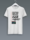 No Mickey No No Beyaz T-Shirt