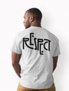 Respect Ön-Arka Baskılı T-Shirt