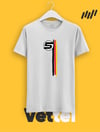 Sebastian Vettel 3 Çizgili T-Shirt