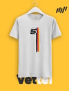 Sebastian Vettel 3 Çizgili T-Shirt