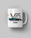 Sebastian Vettel Aston Martin F1 Team Logo RFL Baskılı Beyaz Kupa Bardak