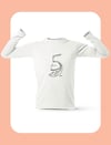 Sebastian Vettel Drawing-White Uzun Kollu Beyaz T-Shirt