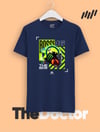 Valentino Rossi Kask Parlayan Vizör Baskılı T-Shirt