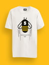 Vettel Serisi Save The Bees Arı Baskılı Beyaz T-Shirt