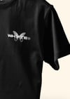 Whyt Baskılı Unisex Siyah T-Shirt