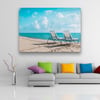 Deniz Manzarası Yatay Cam Tablo-Glass Art Concept