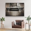 Ford Mustang GT 500 Araba Yatay Cam Tablo-Glass Art Concept