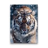 Kaplan Dikey Cam Tablo-Glass Art Concept