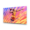 Kobe Bryant Yatay Cam Tablo-Glass Art Concept