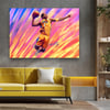 Kobe Bryant Yatay Cam Tablo-Glass Art Concept