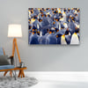 Penguenler Yatay Cam Tablo-Glass Art Concept