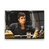 Scarface Yatay Cam Tablo-Glass Art Concept