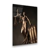 Themis Heykeli 2 Dikey Cam Tablo-Glass Art Concept