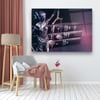 Themis Heykeli 3 Yatay Cam Tablo-Glass Art Concept