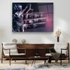 Themis Heykeli 3 Yatay Cam Tablo-Glass Art Concept