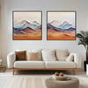 Abstract Mountains İkili Set 3D Yoğun Yağlı Boya Tablo3D Yoğun Yağlı Boya TablolarTablolife