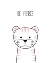 Be Fierce Kanvas TabloKanvas TablolarTablolife