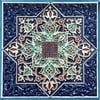 Blue Shape - Kanvas Tablo