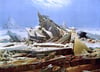 Caspar David Friedrich Buz Denizi Kanvas TabloÜnlü Ressamların TablolarıTablolife