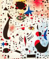 Joan Miro  Ciphers and Constellations in Love with a Woman Kanvas TabloÜnlü Ressamların TablolarıTablolife