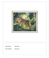 Leopar - Cam Baskı Tablo