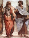 Raffaello Sanzio Plato Aristotle Kanvas TabloÜnlü Ressamların TablolarıTablolife
