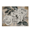 Roses Dripping Silver Yağlı Boya Dokulu TabloYağlı Boya Dokulu Çiçek TablolarıTablolife