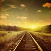 Tren Rayları - Kanvas Tablo