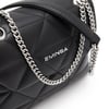 Kadın Siyah Kapitone Zincirli Çanta