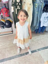 BEYAZ & BEJ FİSTO ELBİSE