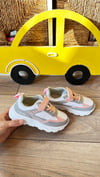 COLUMBİ A PUDRA&GRİ SNEAKER