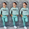 FOLLOW ME YEŞİL ÇİZGİLİ TAKIM