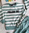FOLLOW ME YEŞİL ÇİZGİLİ TAKIM