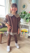 KAHVE  SÜVETERLİ TRİKO ÜÇLÜ TAKIM