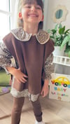 KAHVE  SÜVETERLİ TRİKO ÜÇLÜ TAKIM