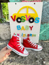 KIRMIZI BOT KETEN SNEAKER