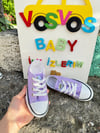 LİLA KETEN SNEAKER