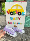LİLA KETEN SNEAKER