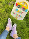 LİLA YETİŞKİN KETEN SNEAKER
