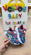 MAVİ ARABALI HAFİF TABAN DÜĞME MEKANİZMALI SNEAKER