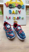 MAVİ ARABALI HAFİF TABAN DÜĞME MEKANİZMALI SNEAKER