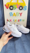 N&B FİLE GÜMÜŞ BEYAZ ÇOCUK SNEAKER