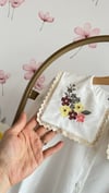 PEMBE KADİFE PANTALON & NAKIŞLI BLUZ  TAKIM