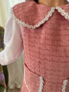 PEMBE KAŞE ELBİSE 
