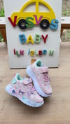 PEMBE & MİNT YEŞİL LASTİK BAĞCIKLI SNEAKER