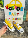 SARI KETEN SNEAKER UNİSEX