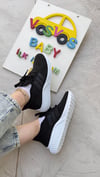 SİYAH BEYAZ  LOVE YETİŞKİN SNEAKER UNİSEX