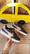 SİYAH & PEMBE  PU MA SNEAKER 