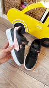 SİYAH & PEMBE  PU MA SNEAKER 