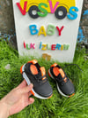SİYAH-TURUNCU SNEAKER